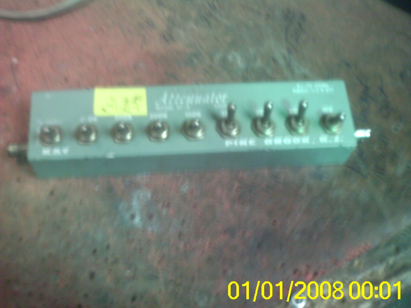 KAY ATTENUATOR MODEL 31=O 443D 75 OHMS STEP SWITCHES