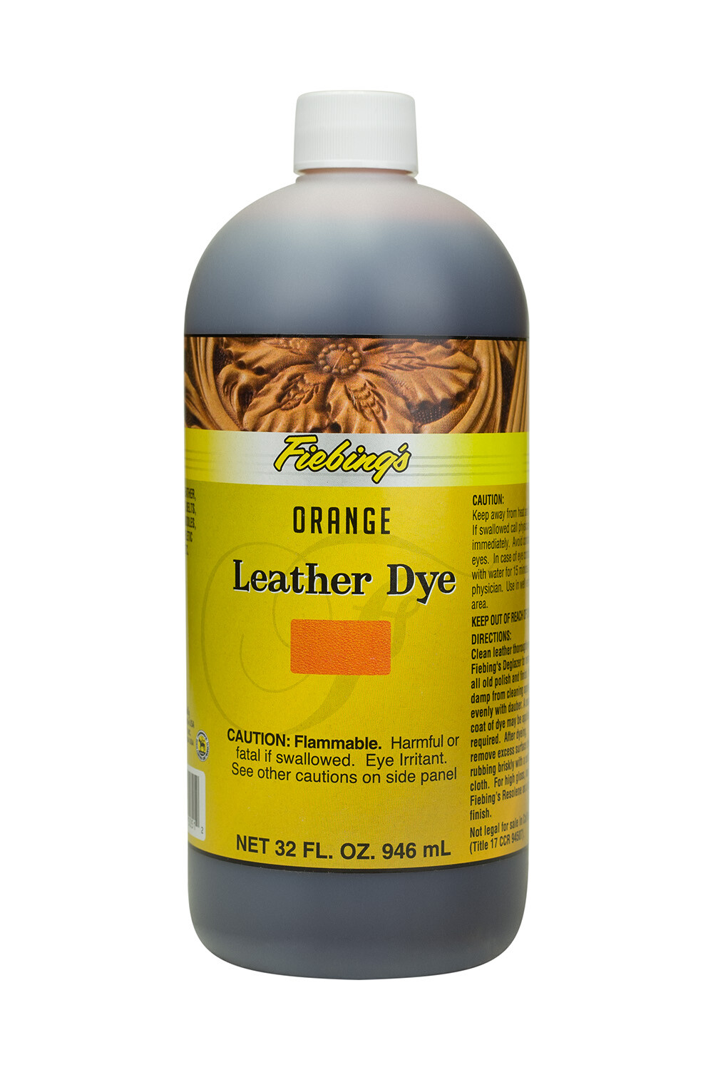 Fiebing's Alcohol Based Penetrating Leather Dye 28 Different Colors 32oz Bottle
