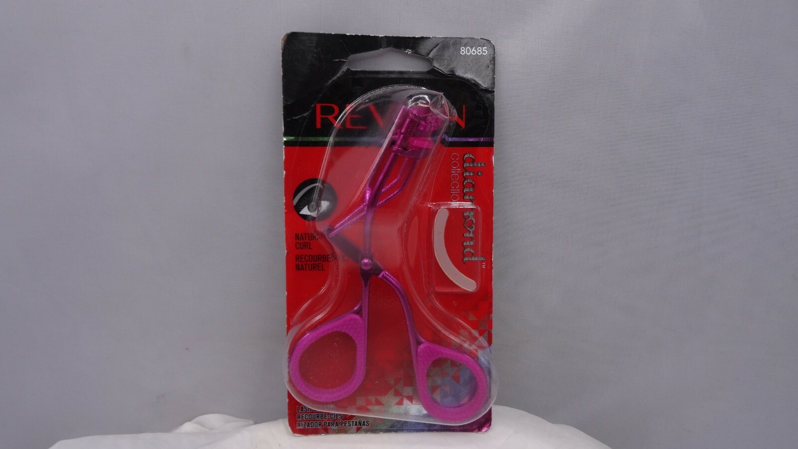 NEW Revlon Natural Curl Diamond Collection Eyelash Curler #80685 PINK COLOR