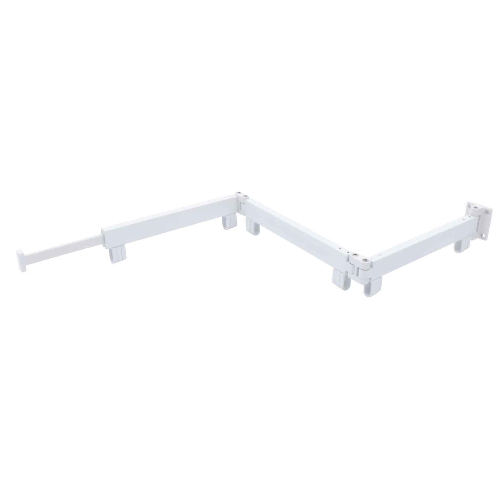 Laundry Clothes Storage Drying Rack Retractable Tri-Folding Hanger Wall-mounted