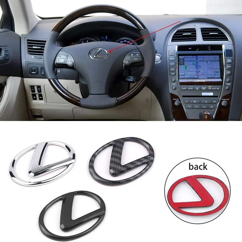 3D Steering wheel logo replacement paste for Lexus ES240 ES250 ES350 IS250 IS300
