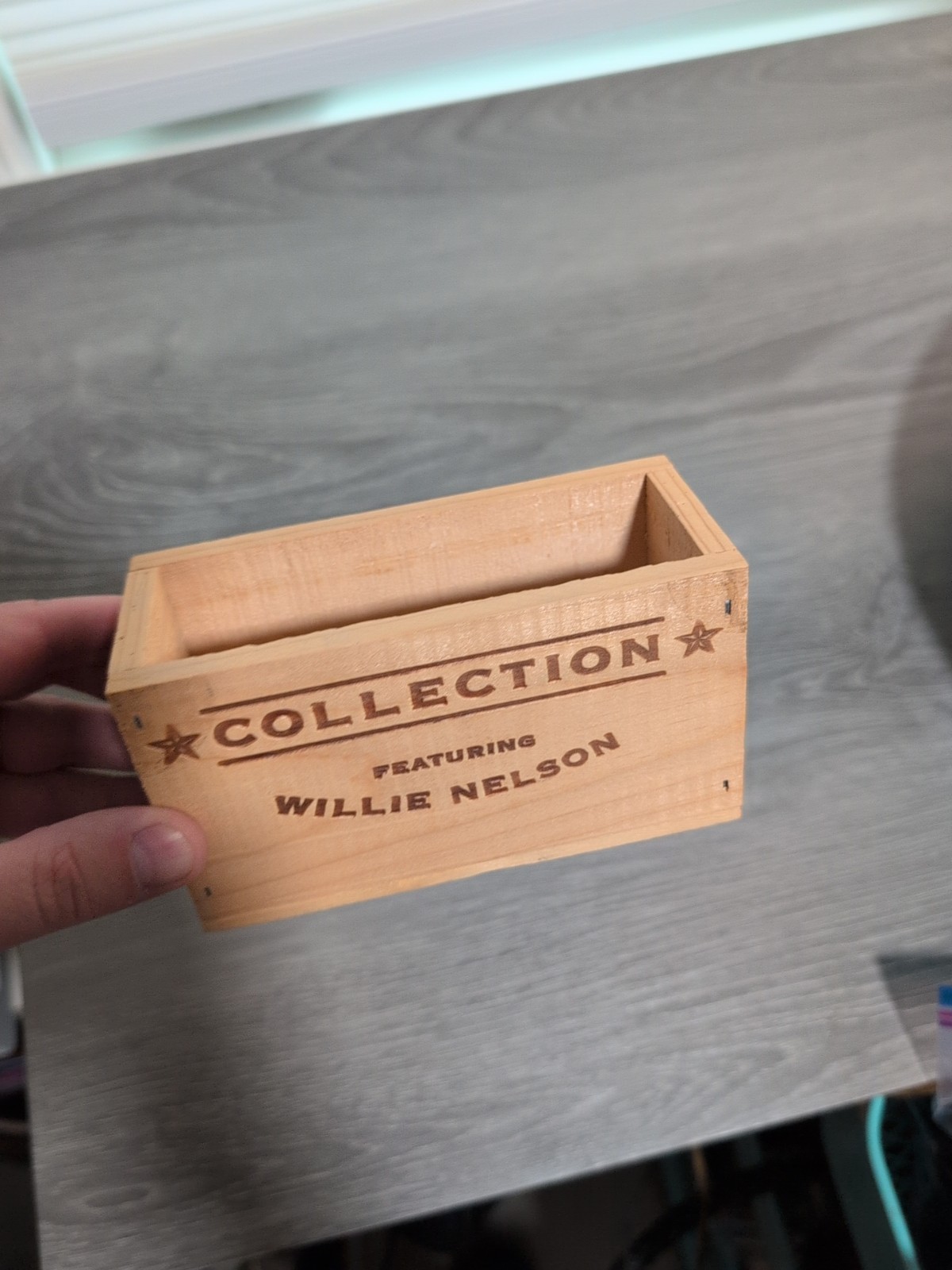 Vintage Collection Featuring Wille Nelson Wood Box