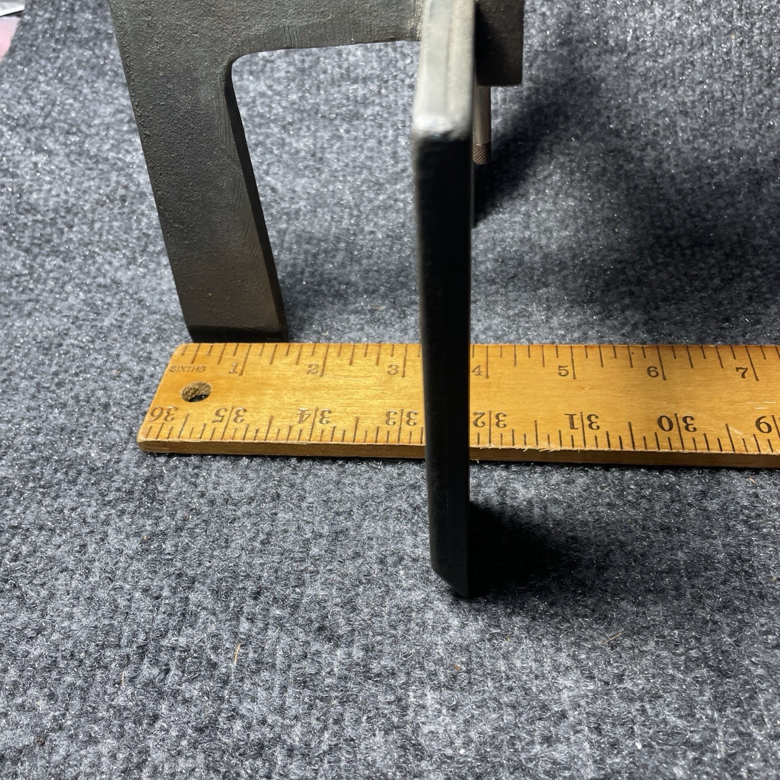 Mitutoyo No. 2416F Dial Indicator On Heavy Tripod Base (Note Rust)