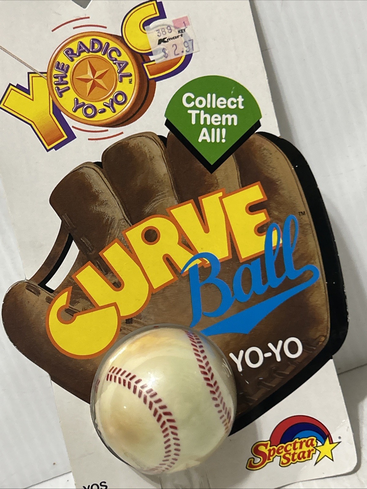 Curve Ball YO-YO Spectra Star VTG 1988 YOS The Radical #1502 SEALED Kmart/120j