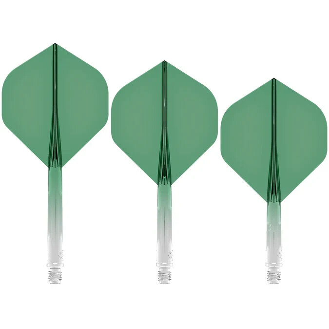 GRADIENT GREEN INTERMEDIATE NO2 MISSION FORCE 90 1 PIECE MOLDED SHAFT & FLIGHT