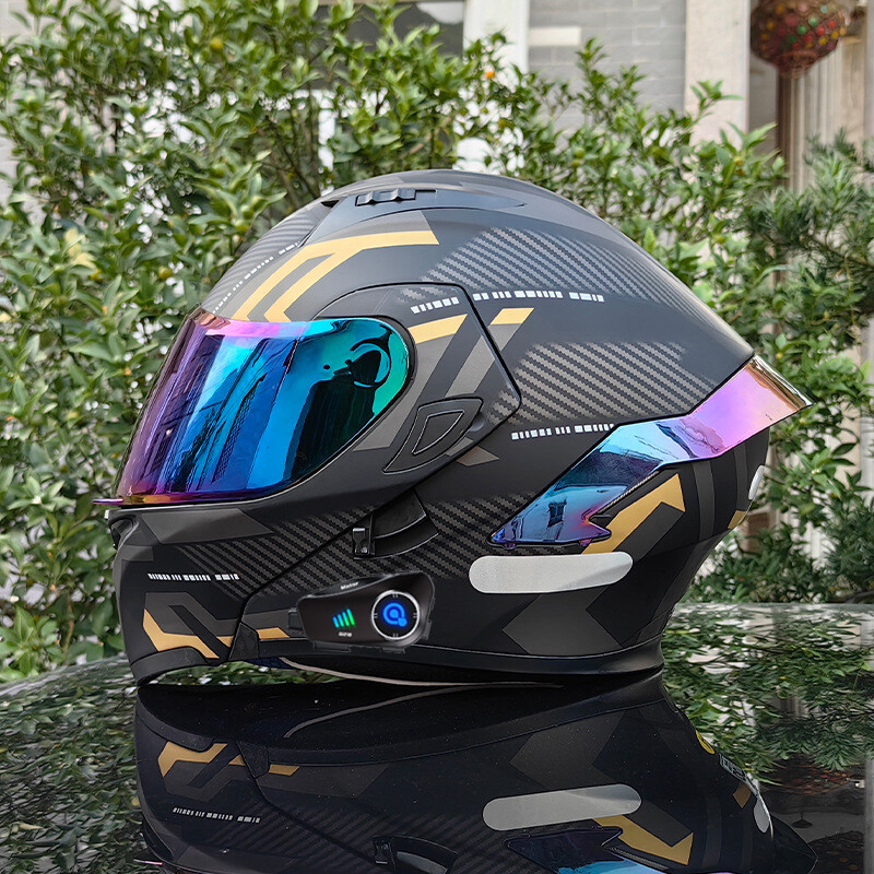 High Quality Bluetooth Modular Motorcycle Helmet High Definition Camera Recorder