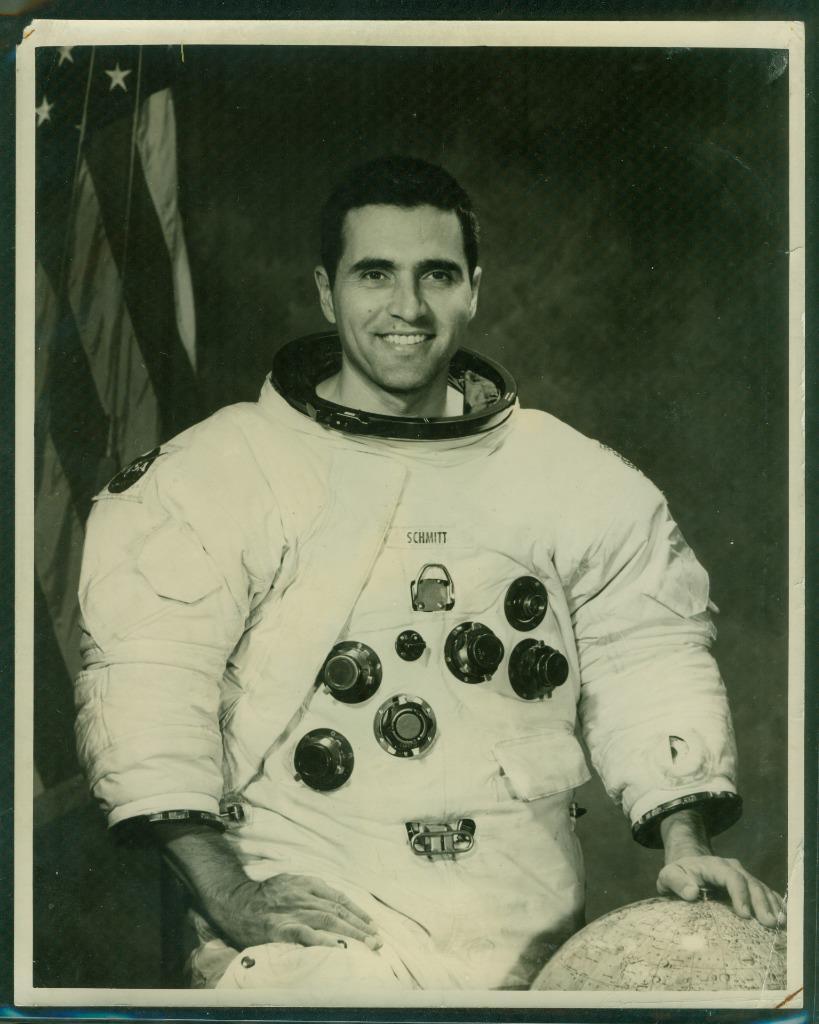 NASA, 8x10 photo, Apollo 17, Harrison Schmidt portrait, 1971-12-16, #71-H-1895