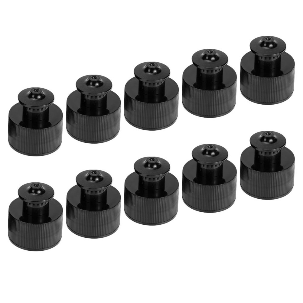 10 Pcs Reusable Sport Cap Water Bottle Push Pull Replacement Tops for Bottles