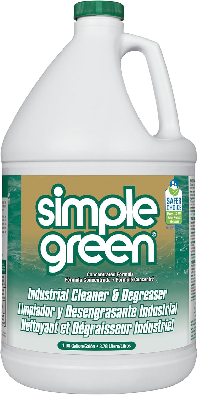 SIMPLE GREEN ndustrial Cleaner and Degreaser, 1 US 128 Fl Oz (Pack of 1)
