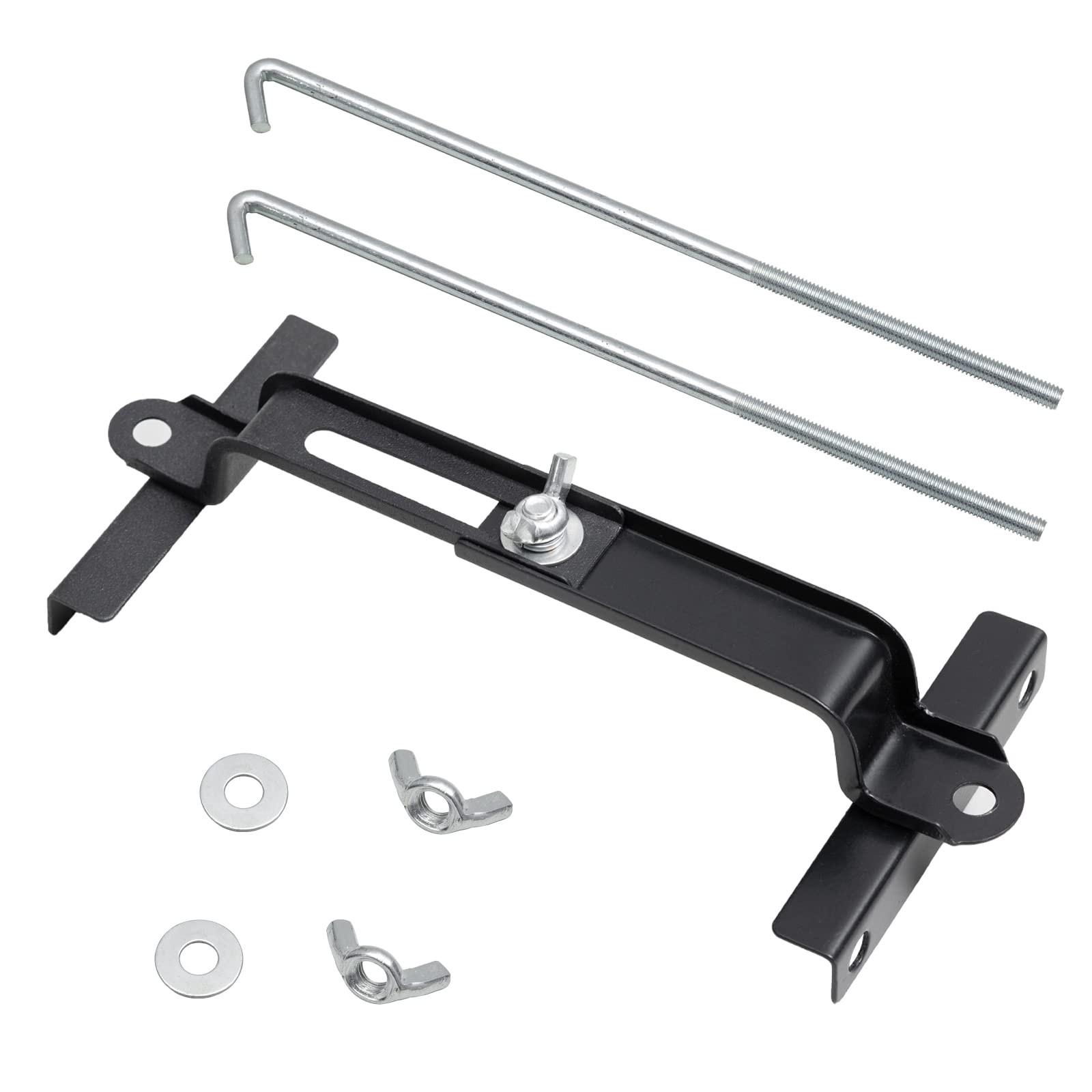 Aoerzn Premium Adjustable Battery Hold Down for Tray, 10inches / 23cm bolts