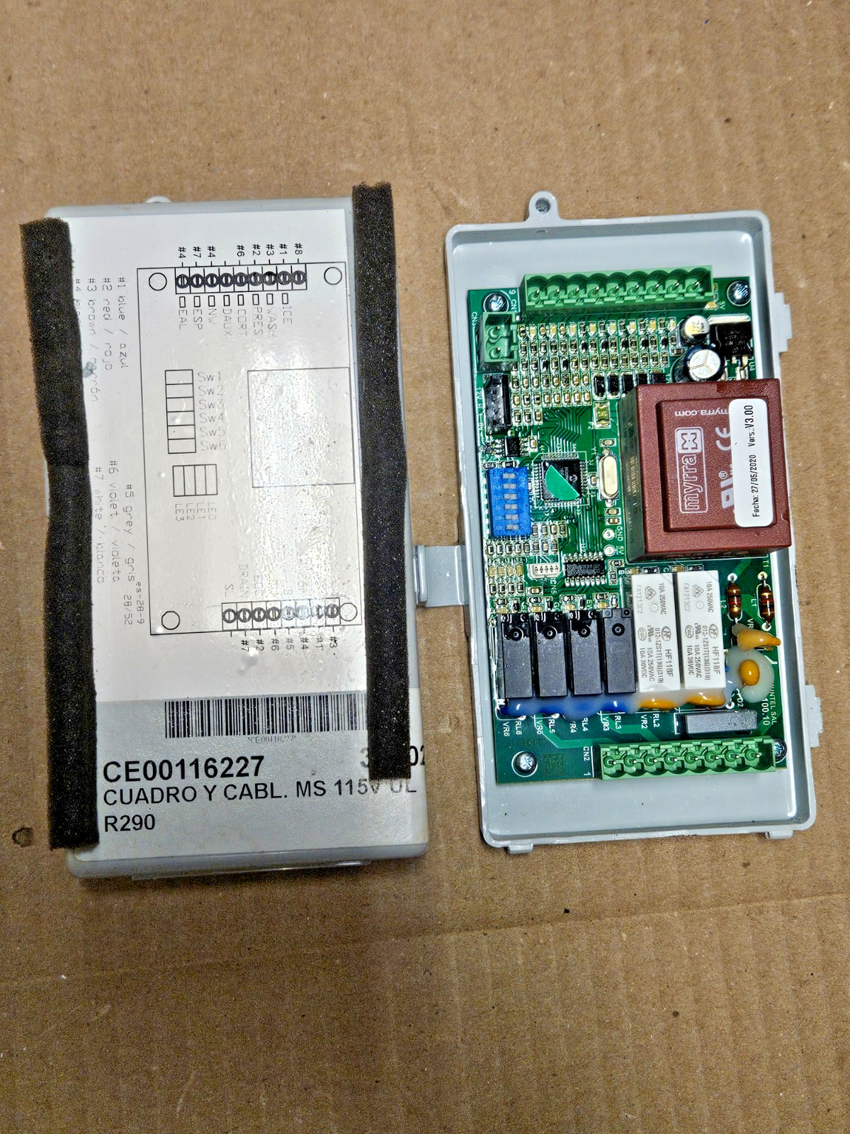 Kintera KHM500 Half Dice Ice Maker Control Board CE00116227