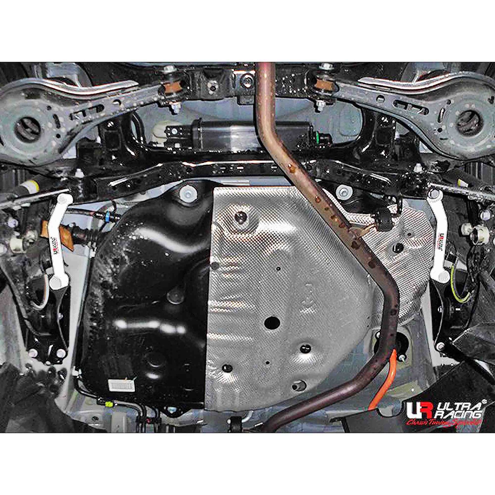 TOYOTA CHR AX10 1.2 1.8 2016~ ULTRA RACING 4 POINT REAR LOWER SIDE LATERAL BRACE