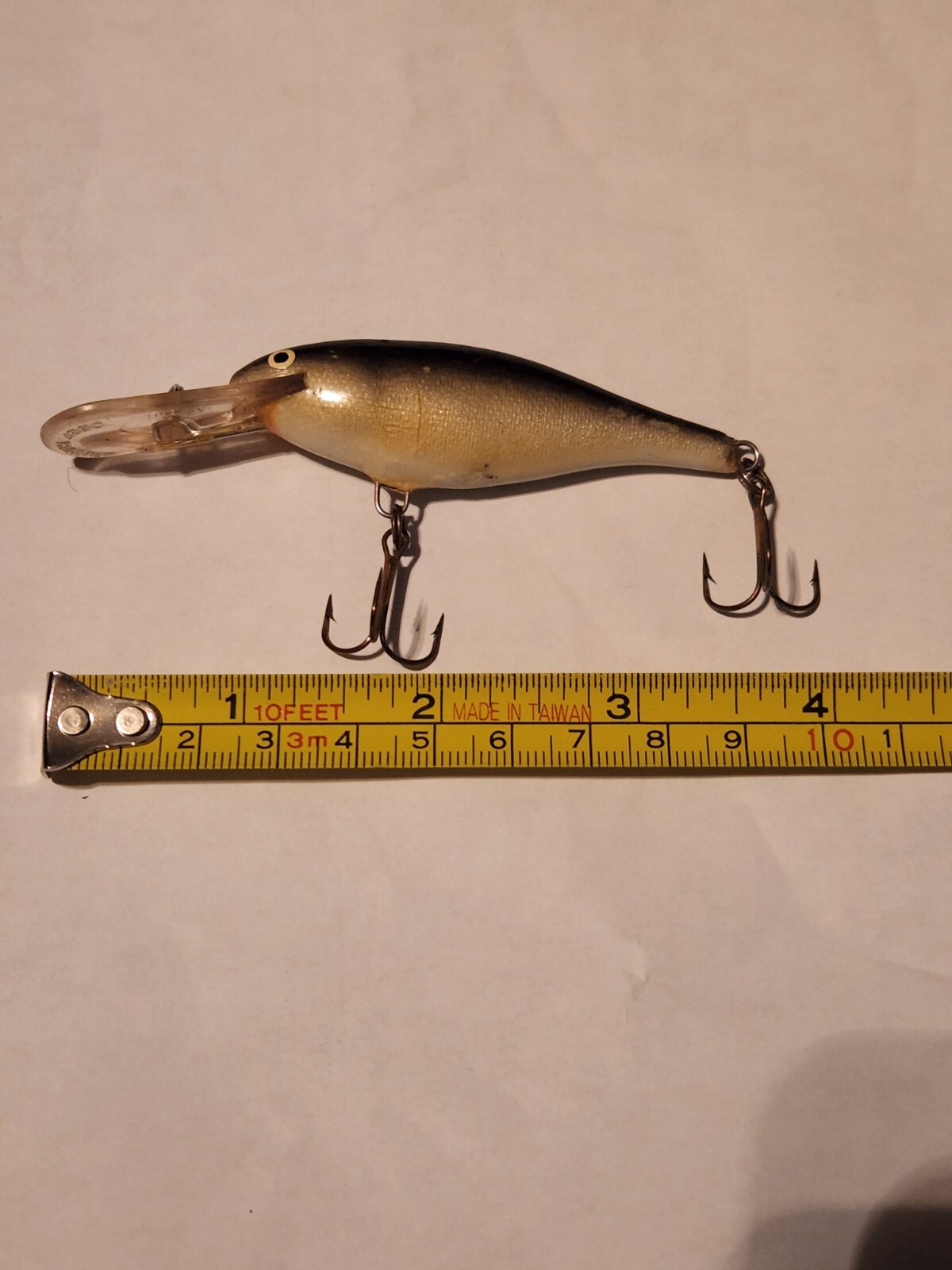 VINTAGE RAPALA IRELAND DEEP RUNNER 4" FISHING LURE SILVER