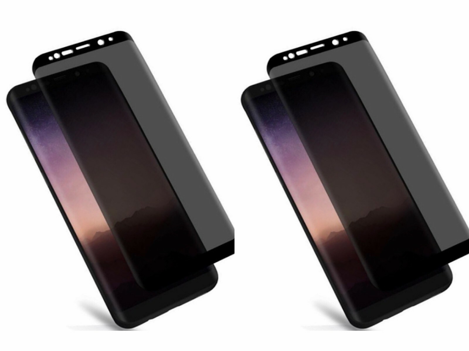 2x Privacy Screen Protector Anti-Spy Tempered Glass For Samsung S8 S9 Note 9 8