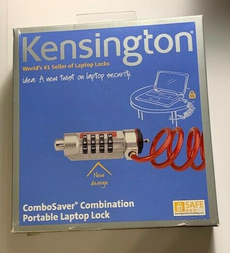 Kensington ComboSaver Combination Portable Laptop Lock #K64576US NIB 6' Cable