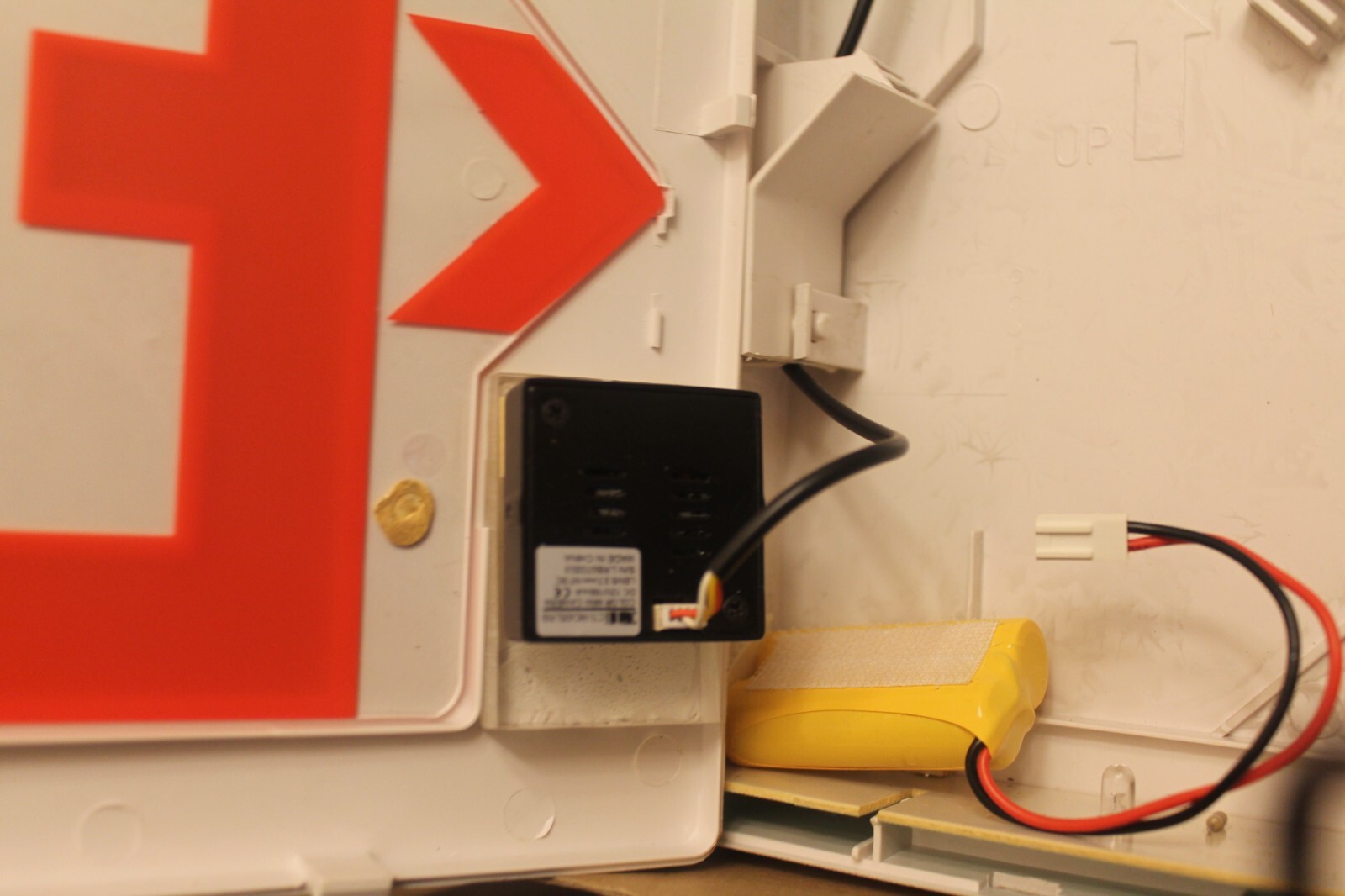 Astralite Exit Sign With Video Camera for CCTV Single Color Camera
