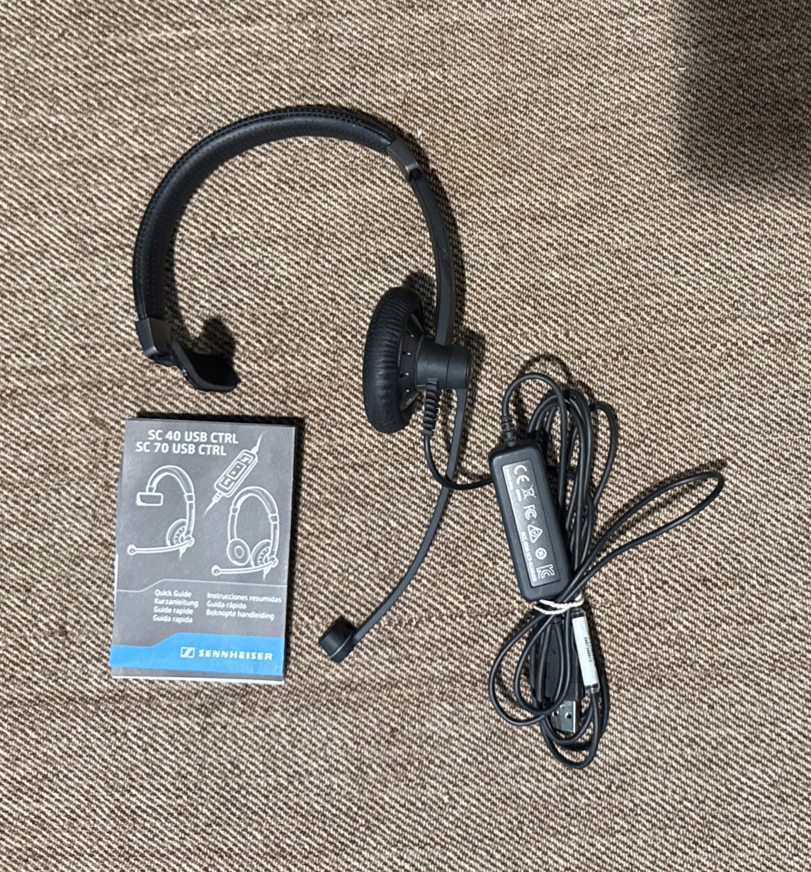 Sennheiser Headband Headset MISP-REM-SC9-SCUSBCC w/ Mic