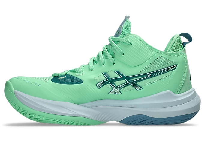 ASICS METARISE 2 1051A089 300 Menthol Saba Blue Volleyball Shoes