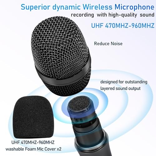 Bluetooth Rechargeable Microphone Karaoke System with Rechargeable Microphone