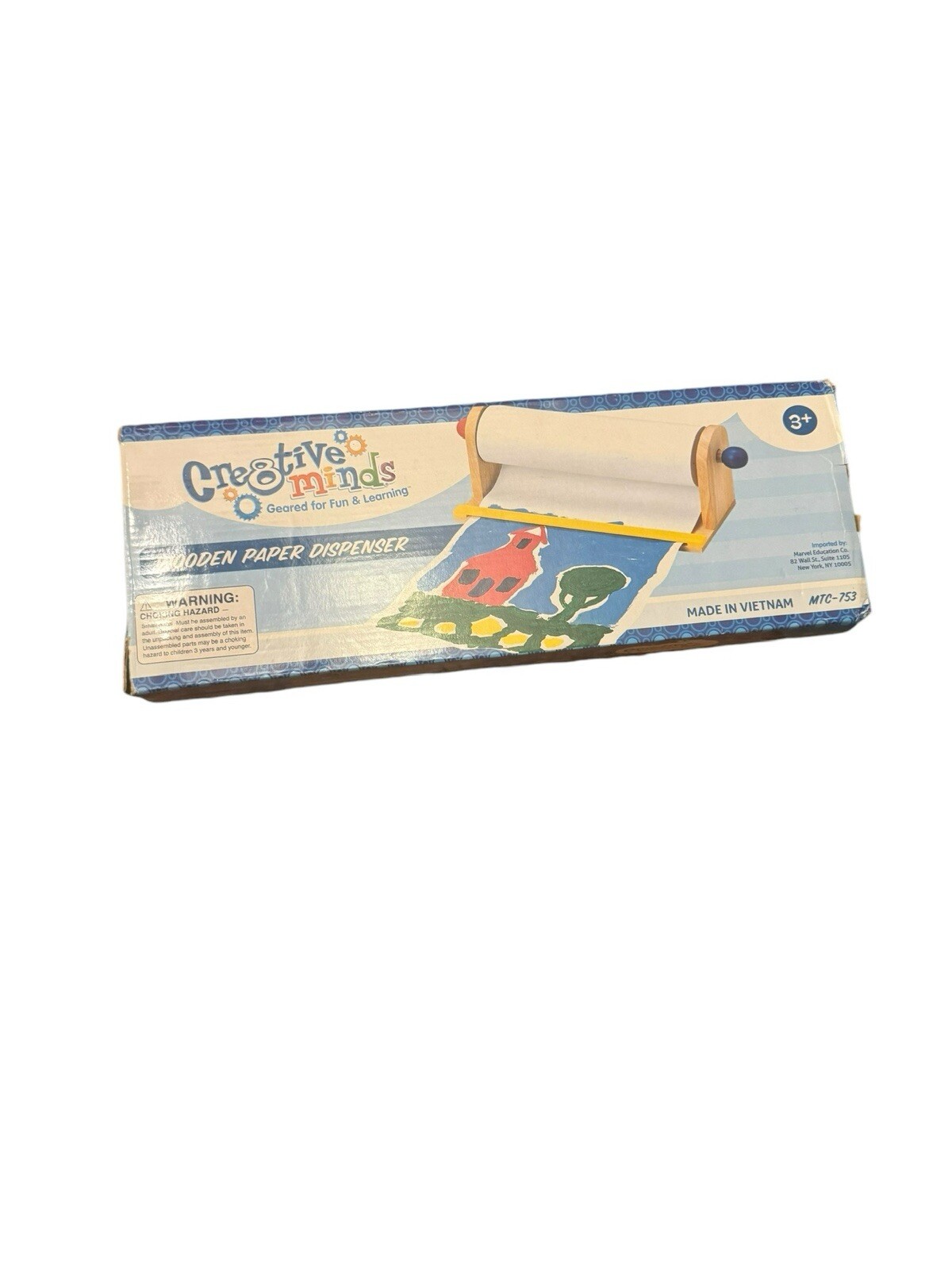 Cre8ative Minds Art Wooden Paper Dispenser Crafts Child