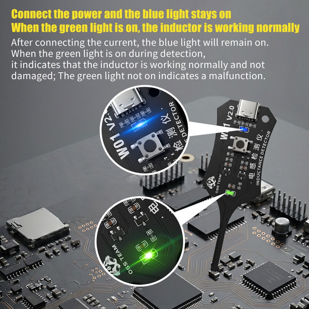 Precise Electromagnetic Tester For Circuit Maintenance W01 Inductor Detectors