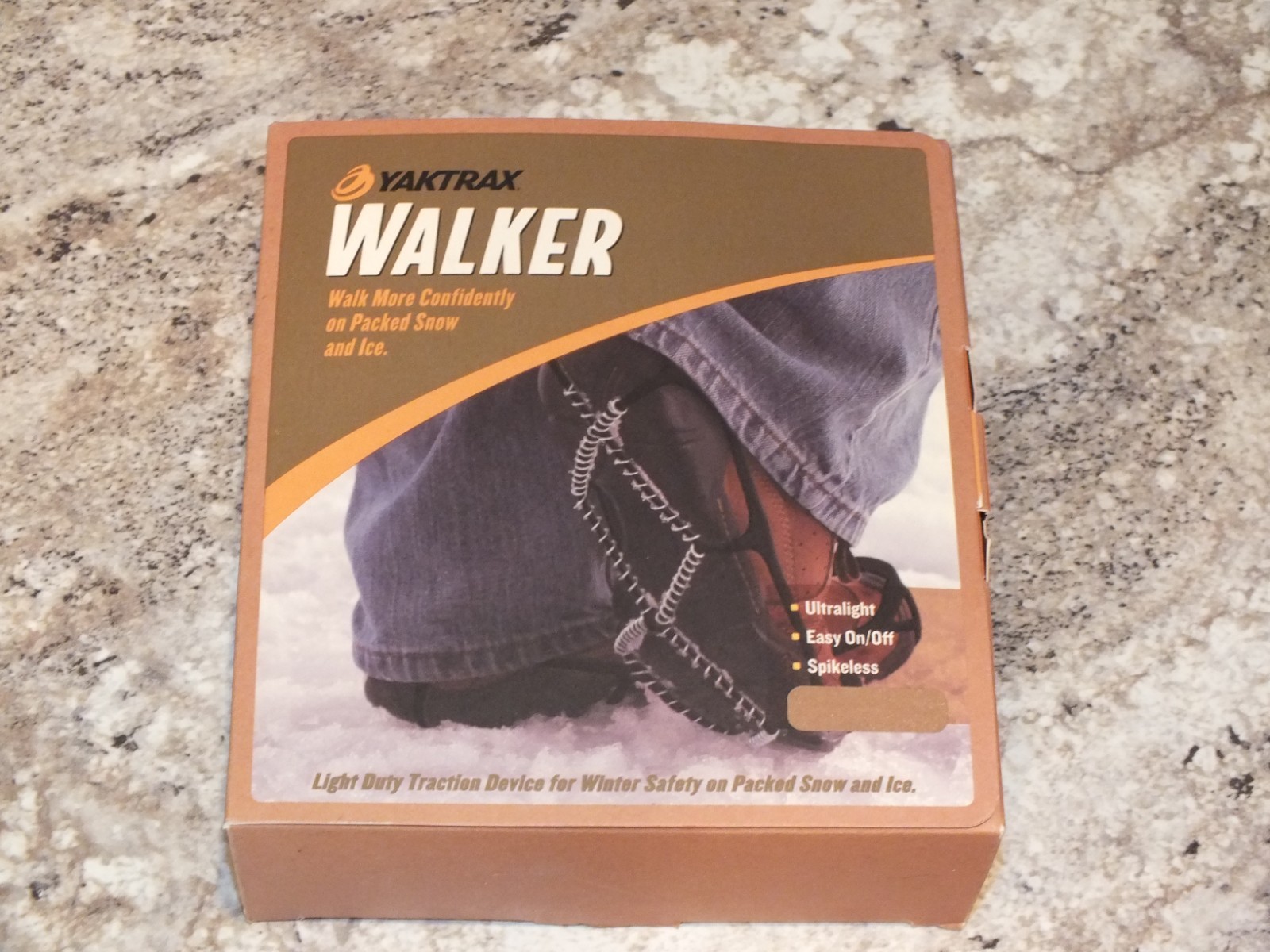 YakTrax Walker Medium Men’s Size 9-11 Light Duty Traction Device - Black - New