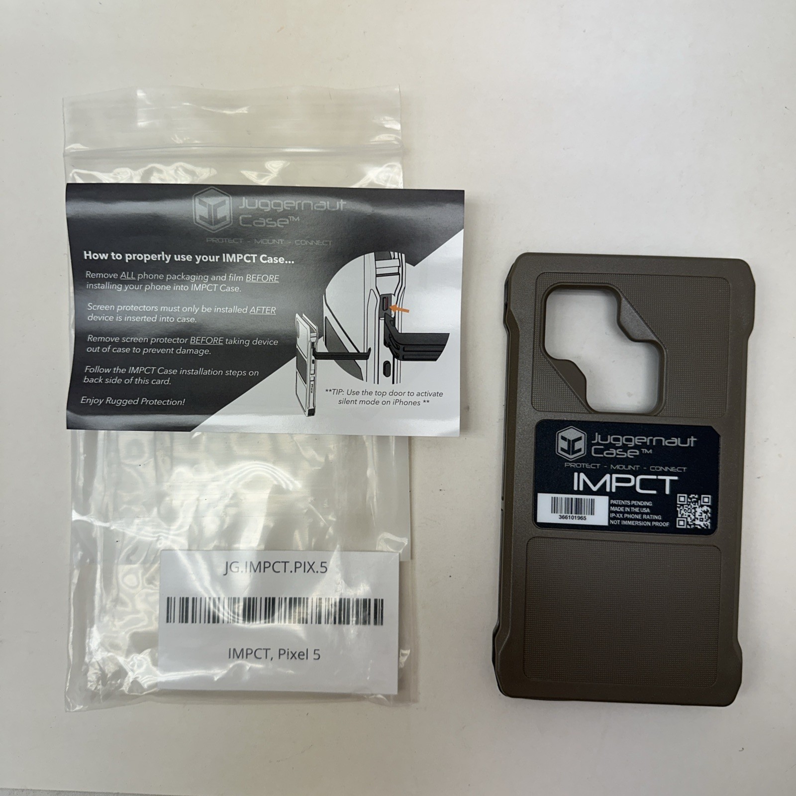 Juggernaut Tactical Case IMPCT Google Pixel 5 Phone Device ATAC NSW CAG DEVGRU