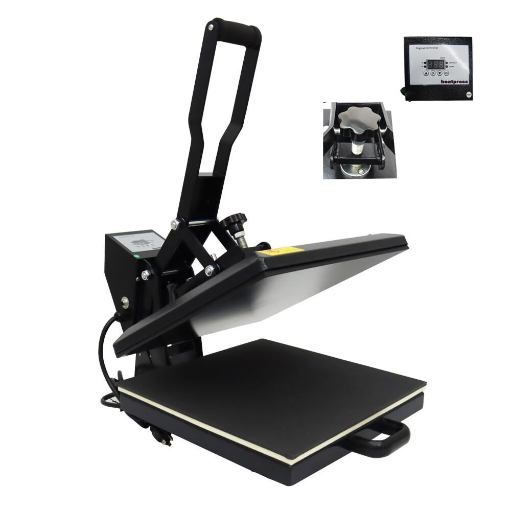 Heat Press Machine Sublimation Transfer Machine 15"*15" Flat for T-Shirts Mouse
