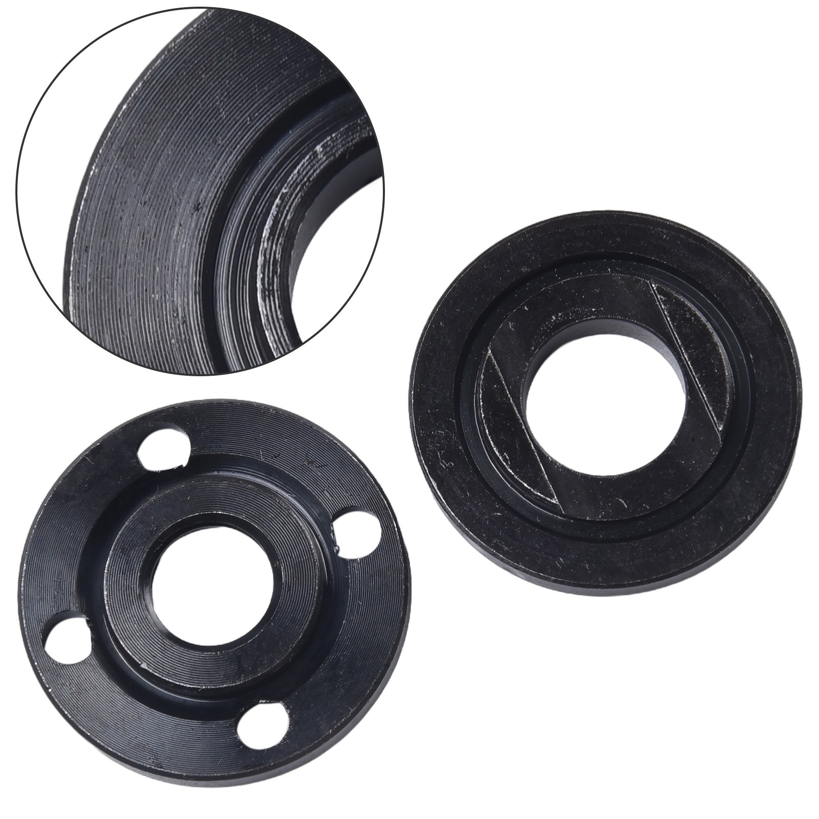 Replacement Angle Grinder Metal Pressure Plate Inner Outer Flange Nut Set Tools