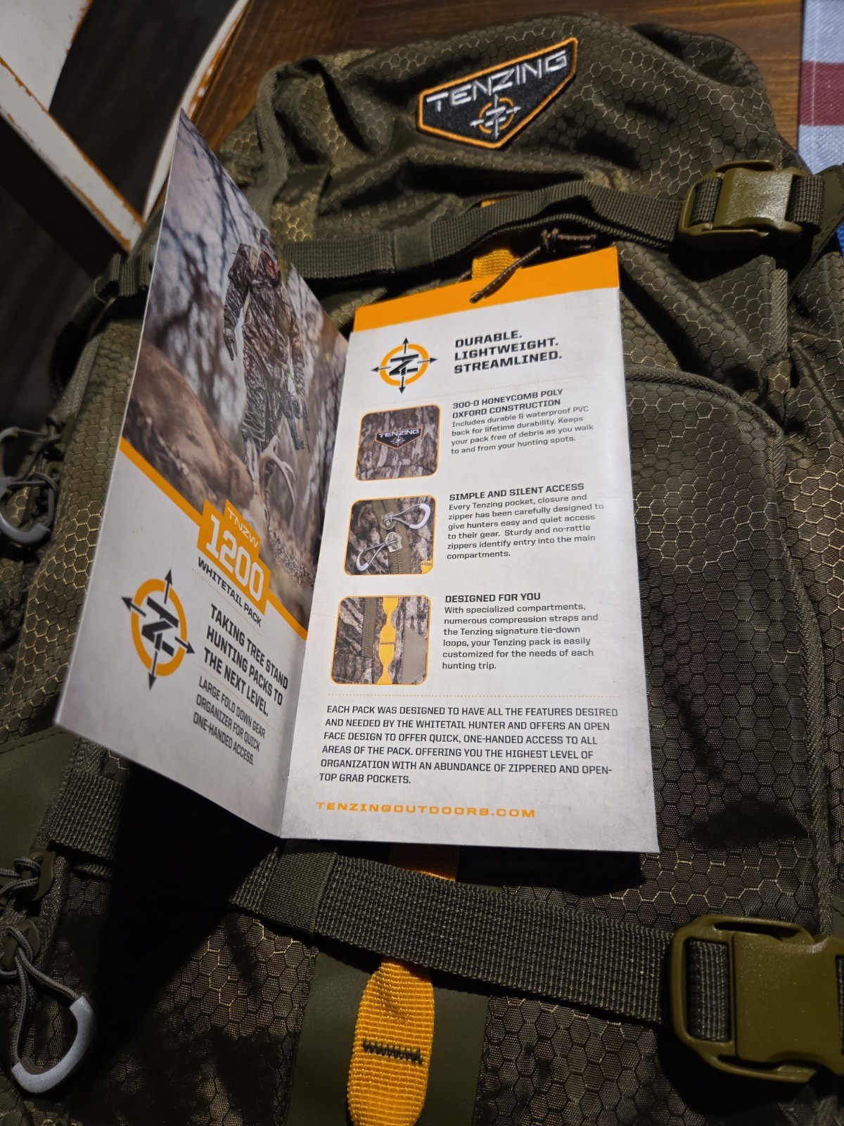 BackPack TENZING 1200 Whitetail Hydration Bladder Compatible, *FREE SHIPPING**