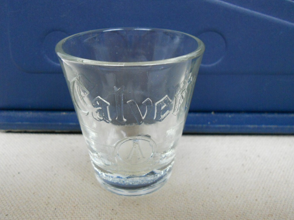 Calvert Blended Whiskey Clear Shot Glass - Short 2.25 "