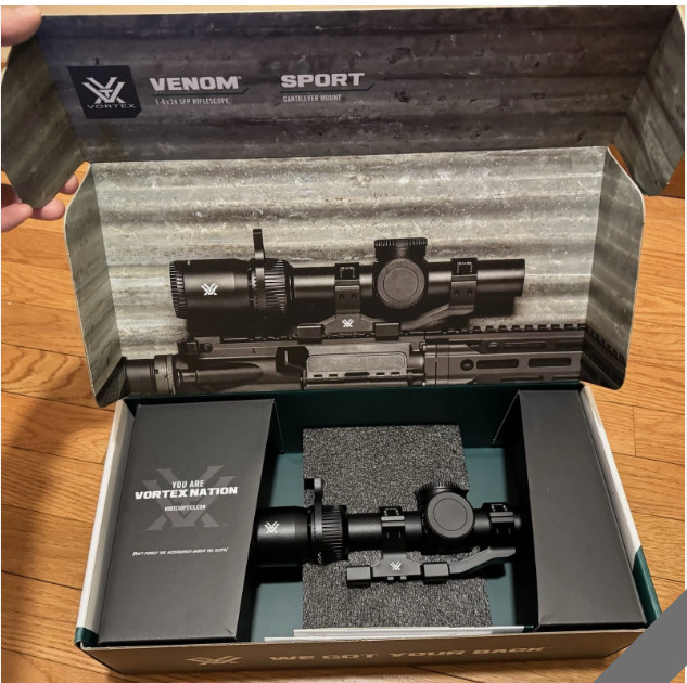 Vortex Venom 1-6×24 SFP & Sport Mount Bundle (BNDL-VEN1601-SCM)