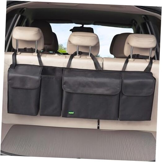 Backseat Trunk Organizer - Black SUV Backseat Trunk Organizer