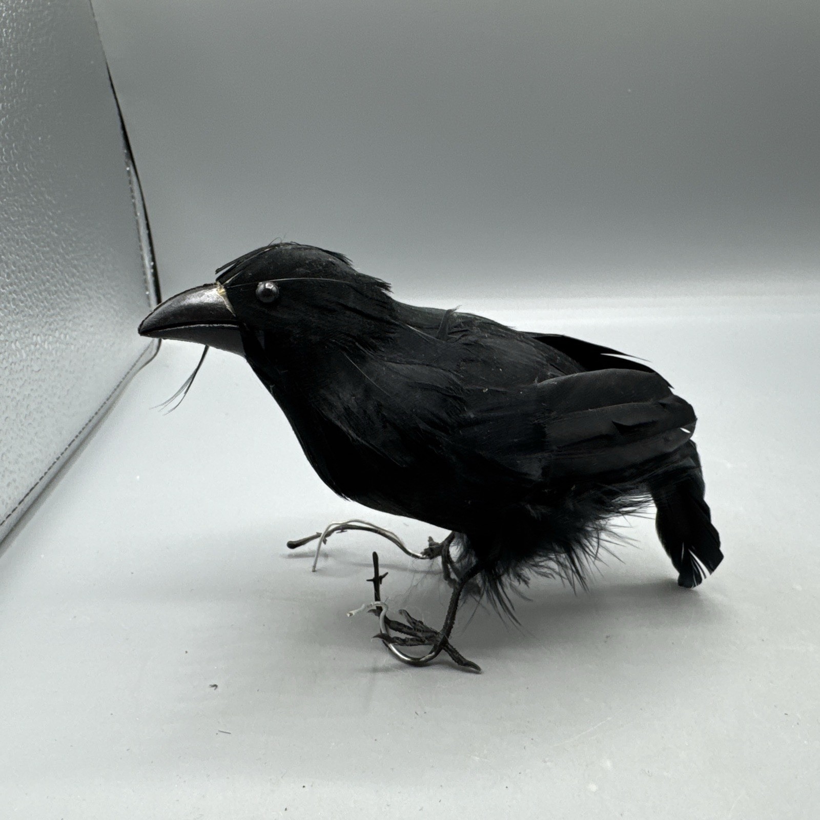 5 PCS Black Feathered Crows Halloween Ravens
