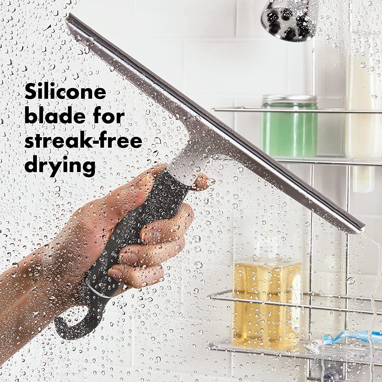 Wiper Blade Squeegee Window Cleaner Car Glass Clean Wash Shower Door Water Wipe