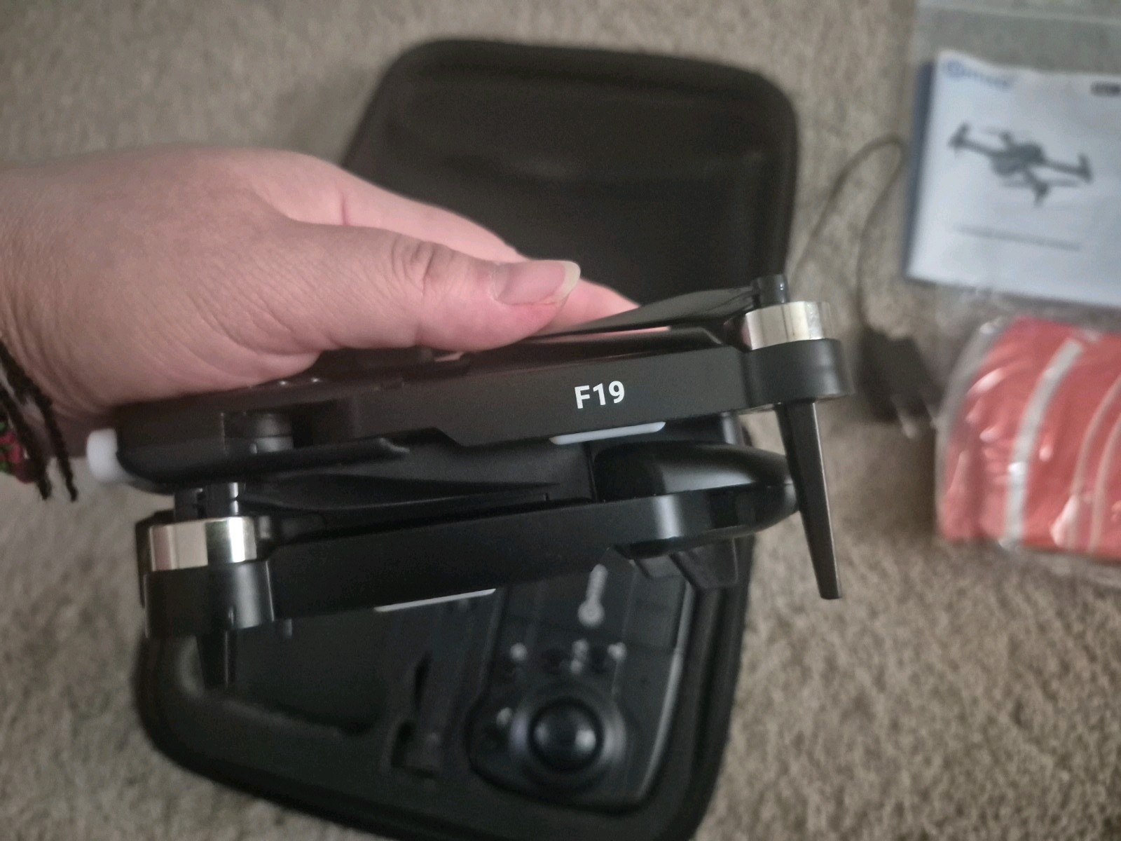 Contixo F19 foldable drone 1080P HD camera Pre-owned Read Description Fully