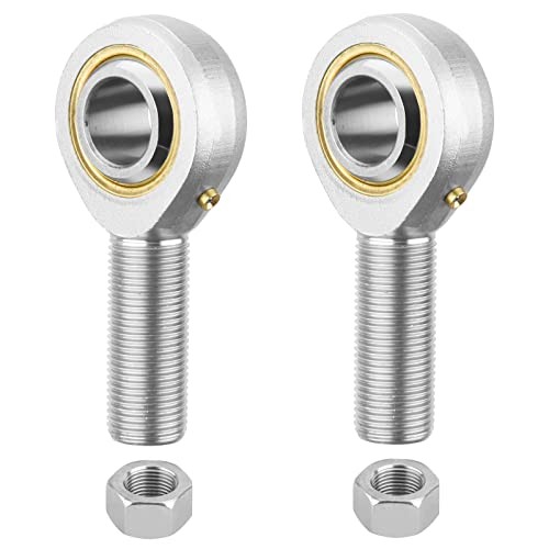 10 Rod End Bearing, 2pcs Bore Pre-Lubricated M10x1.5mm Metric Male 10mm POS