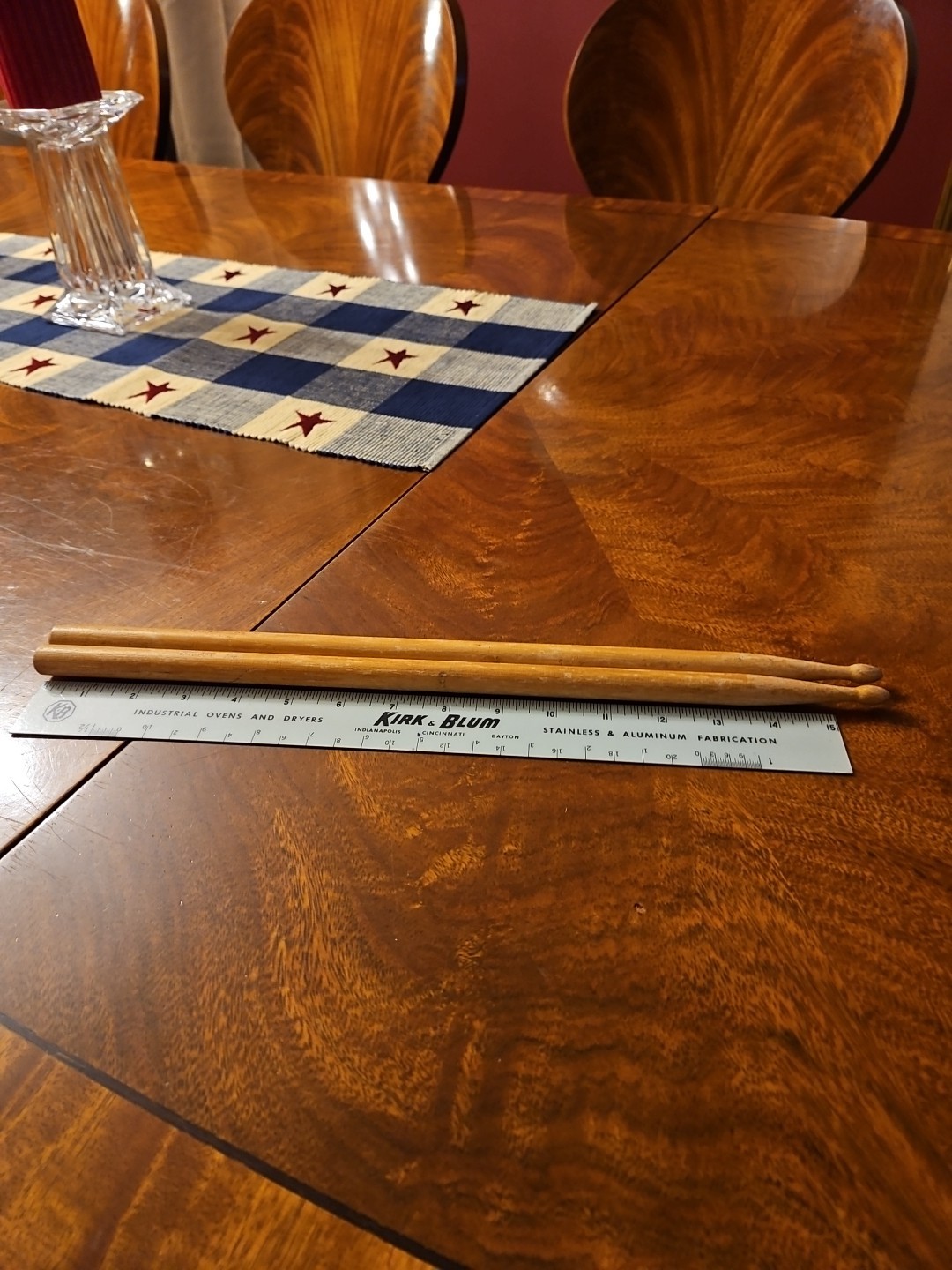 Vintage Waybest Wooden Drumsticks 16"