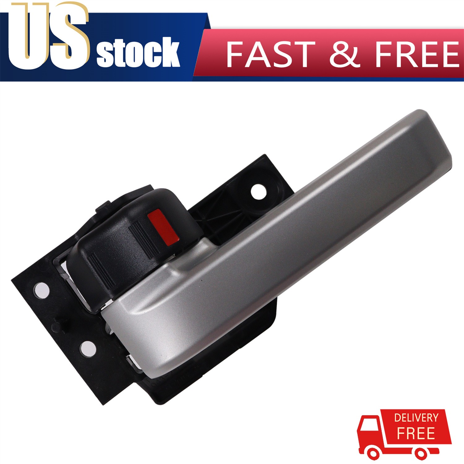 Front Left Interior Door Handle Silver For 2007-2014 Toyota FJ Cruiser