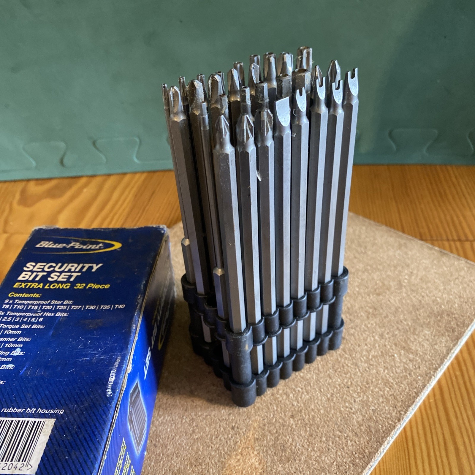 Blue Point - 32 Piece Extra Long Security Bit Set - LTS 4204