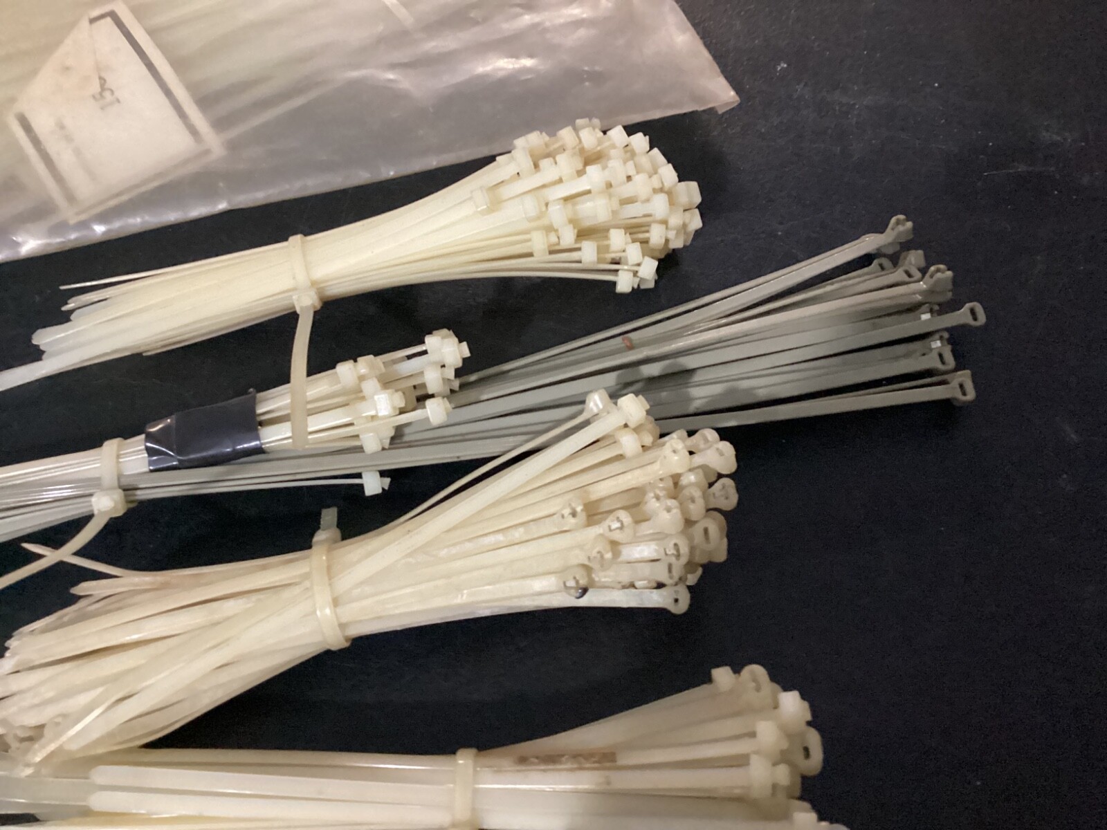 Lot of Assorted Size Plastic Wire Cable Ties