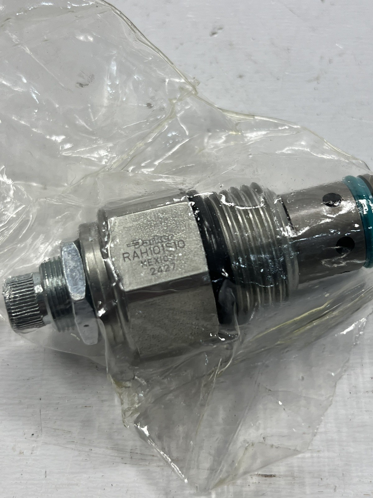 Parker RAH101S10 Pilot Operated Relief Valve 100–1000 PSI Hydraulic Pressure