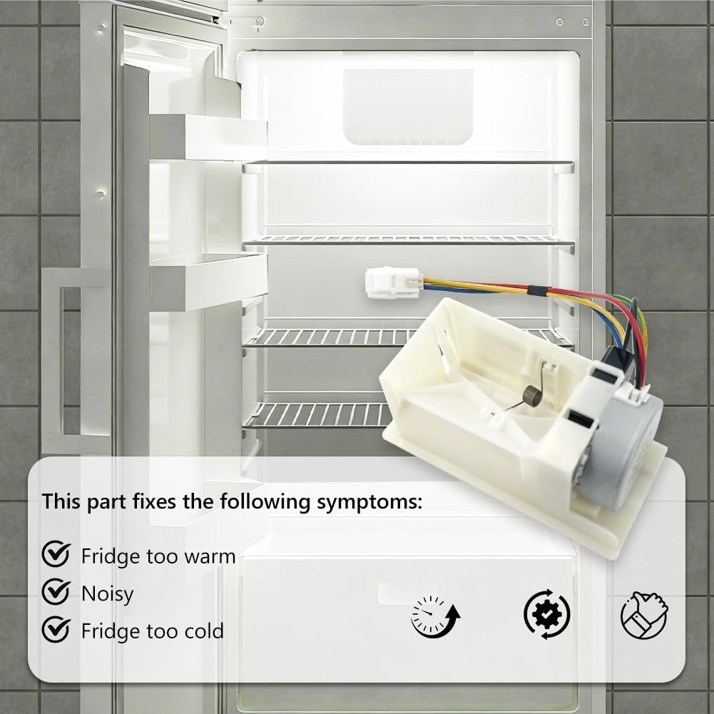 GYOFFULL WPW10196393 Refrigerator Air Damper Control Assembly Compatible...