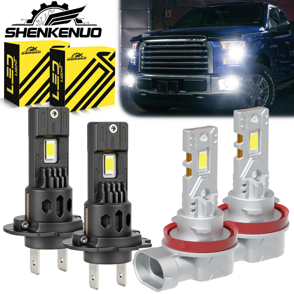 For Suzuki Hayabusa 2008-2009 2011-2018 LED Headlight Bulbs High Low White Z10