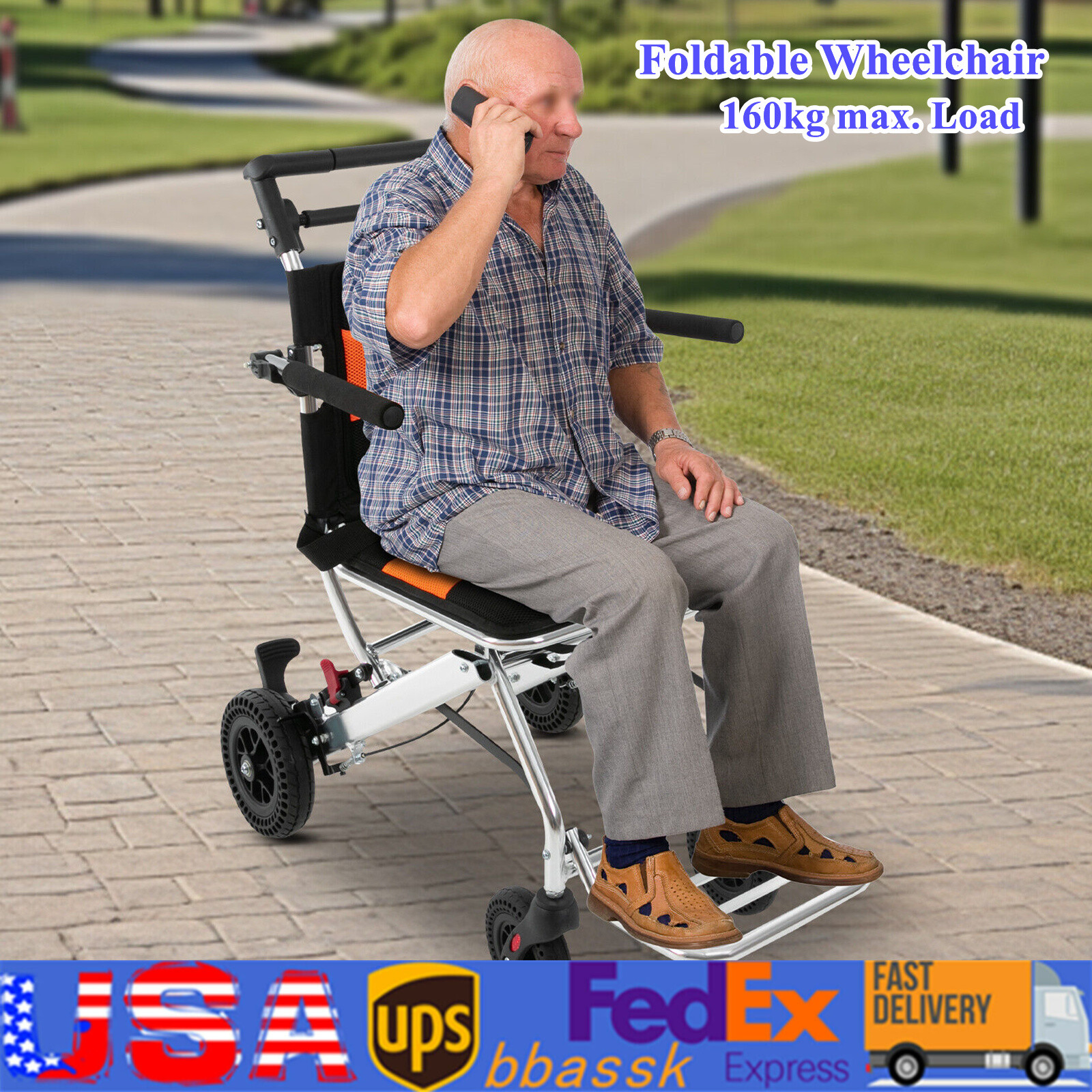 352lbs Patient Wheelchair for Home Transfer Chair for Caregivers Elderly Living