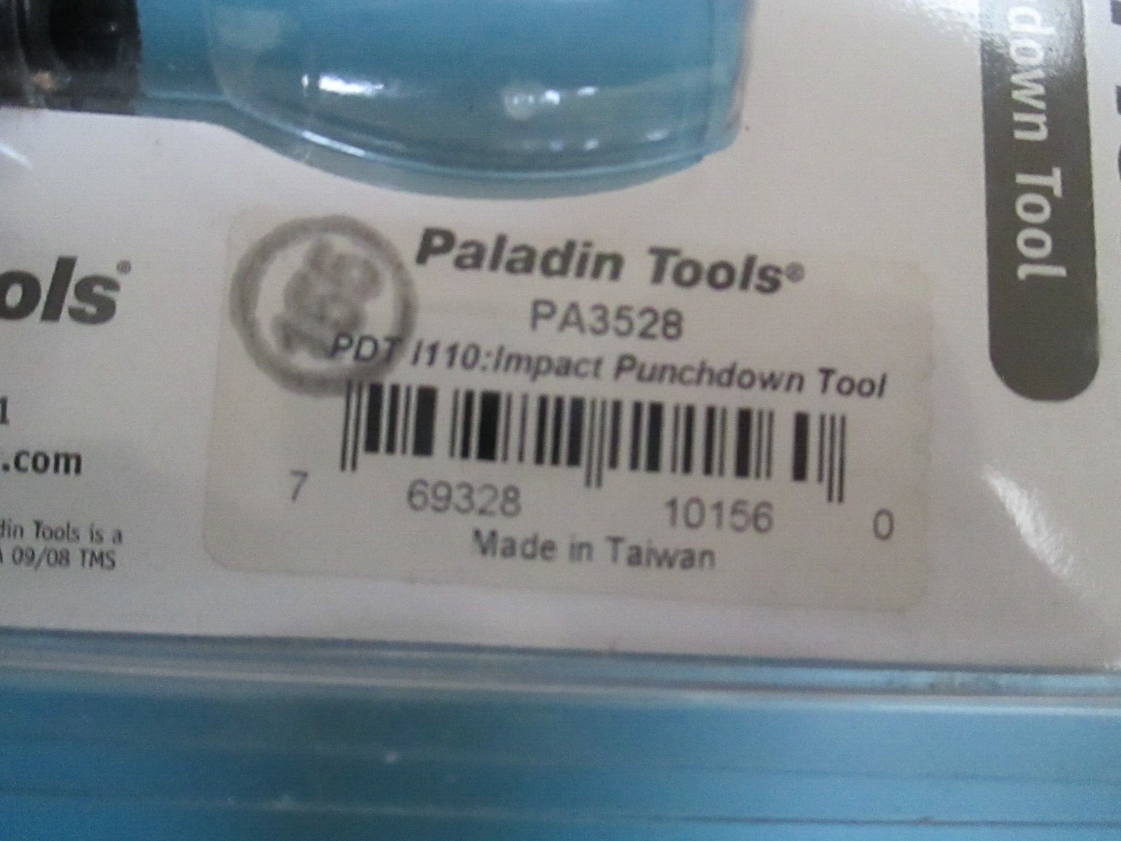 PALADIN TOOLS 3528 IMPACT PUNCHDOWN TOOL WITH 110 BLADE NEW NIP