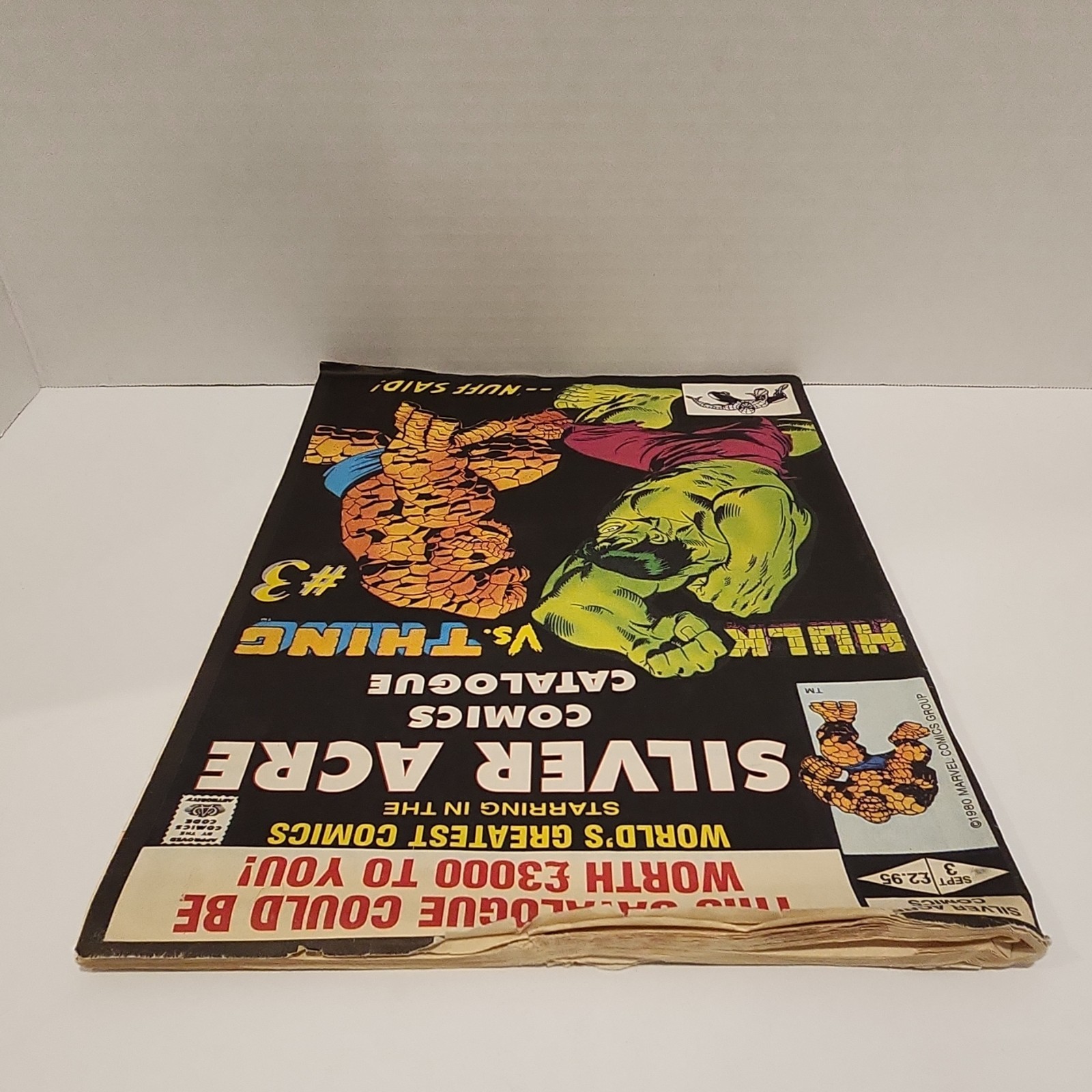 Silver Acre Comics Catalogue #3 Hulk vs Thing Spider-Man Marvel