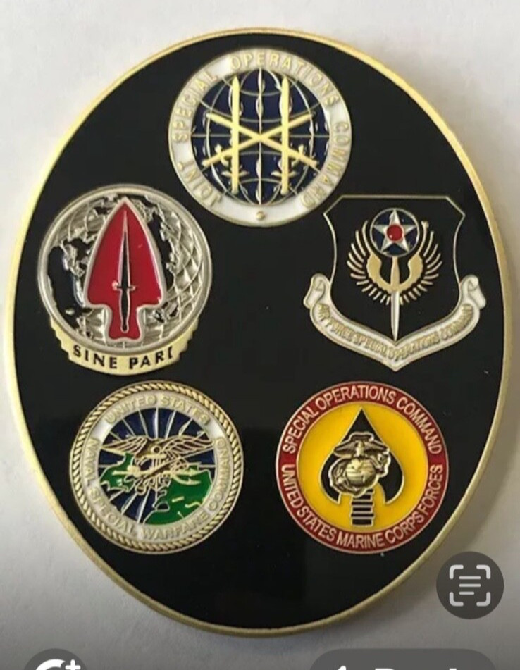 United States 🇺🇸 Joint Special Operations Command USSOCOM JSOC Challenge Coin