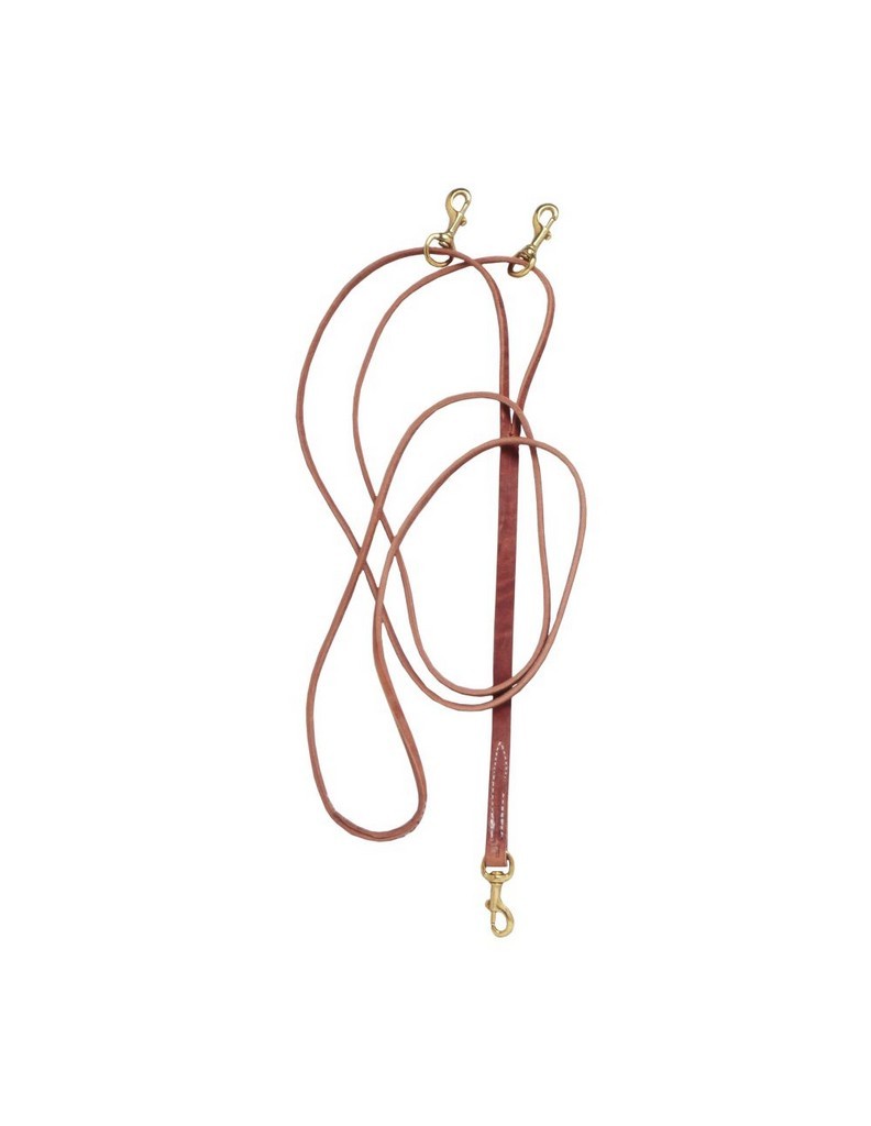 Tough 1 Reins Royal King Leather Draw Harness Training Leather 43-1000