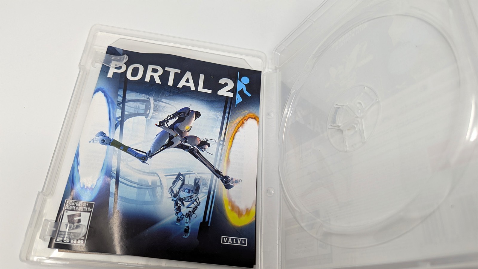 Portal 2 (PS3 PlayStation 3) Case + Manual + Insert (No Game)